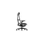 Origin Ergonomic Office Chair Mesh & Premium Faux Leather Adjustable Arms Dynamic Lumbar Support Seamless Recline Adjustable Headrest 12 Year Warranty (Midnight Black, Mesh)