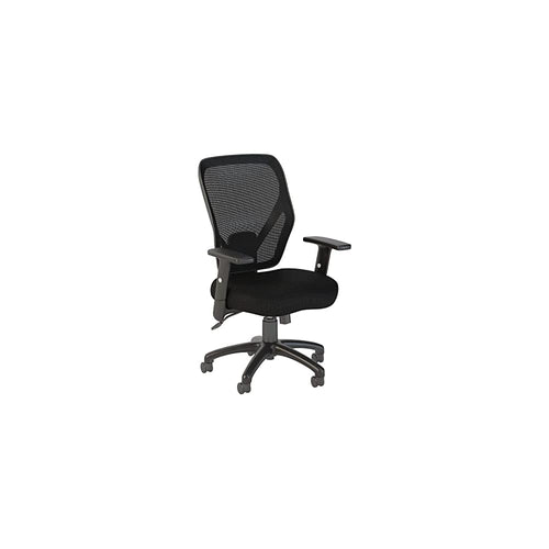 Bush Business Furniture Accord Mesh Back Office Chair in Black | Ergonomic Seating Solution for Personal Computer Workstation